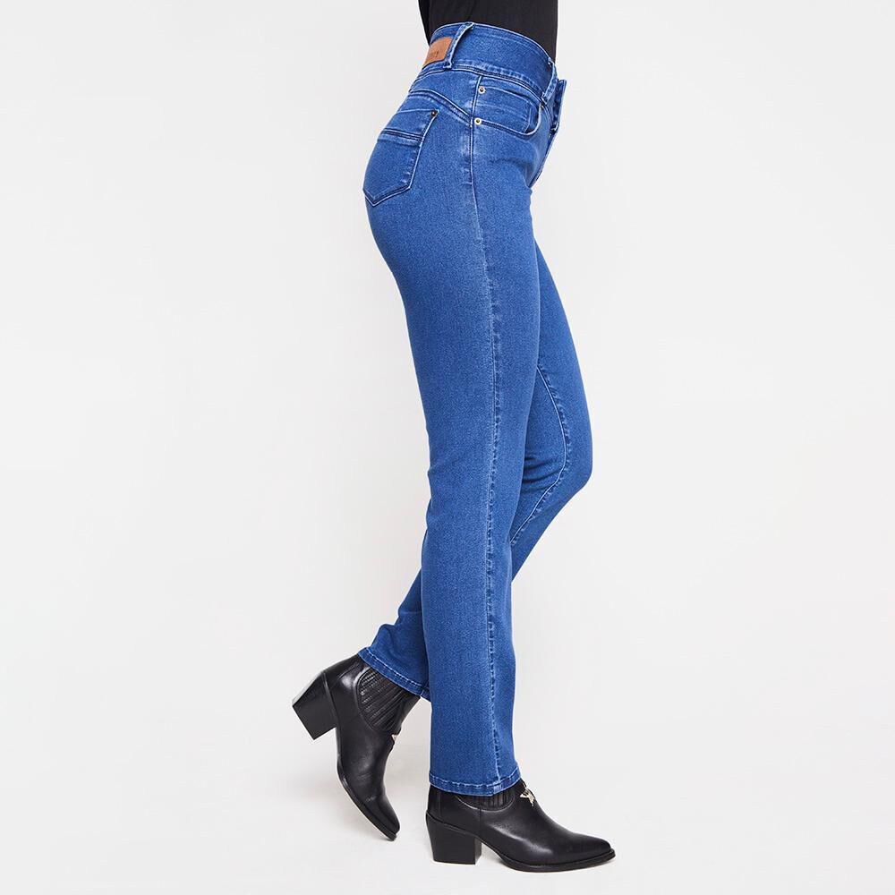 Jeans Mujer Tiro Alto Push Up Geeps image number 5.0