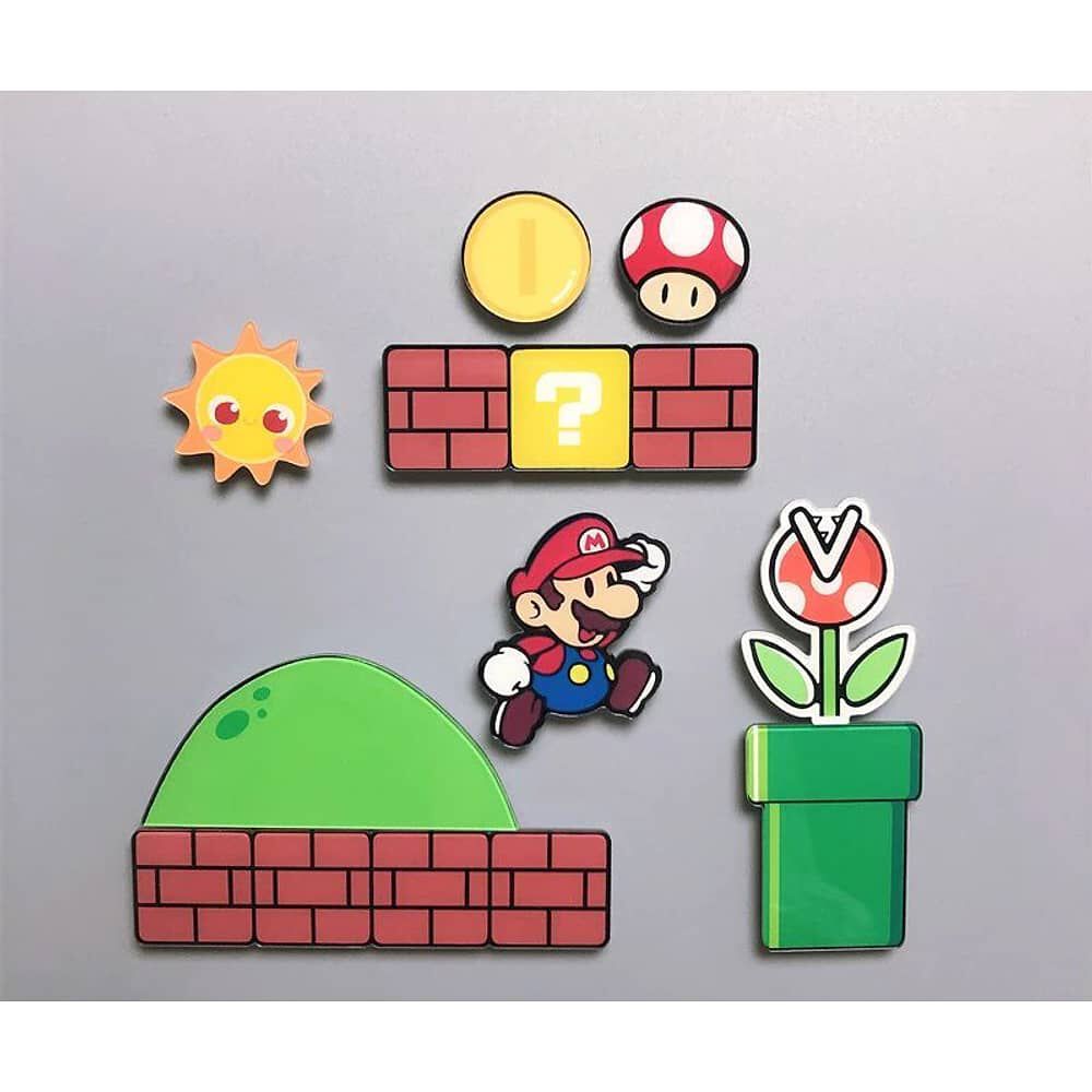 Set 10 Imanes De Super Mario image number 1.0