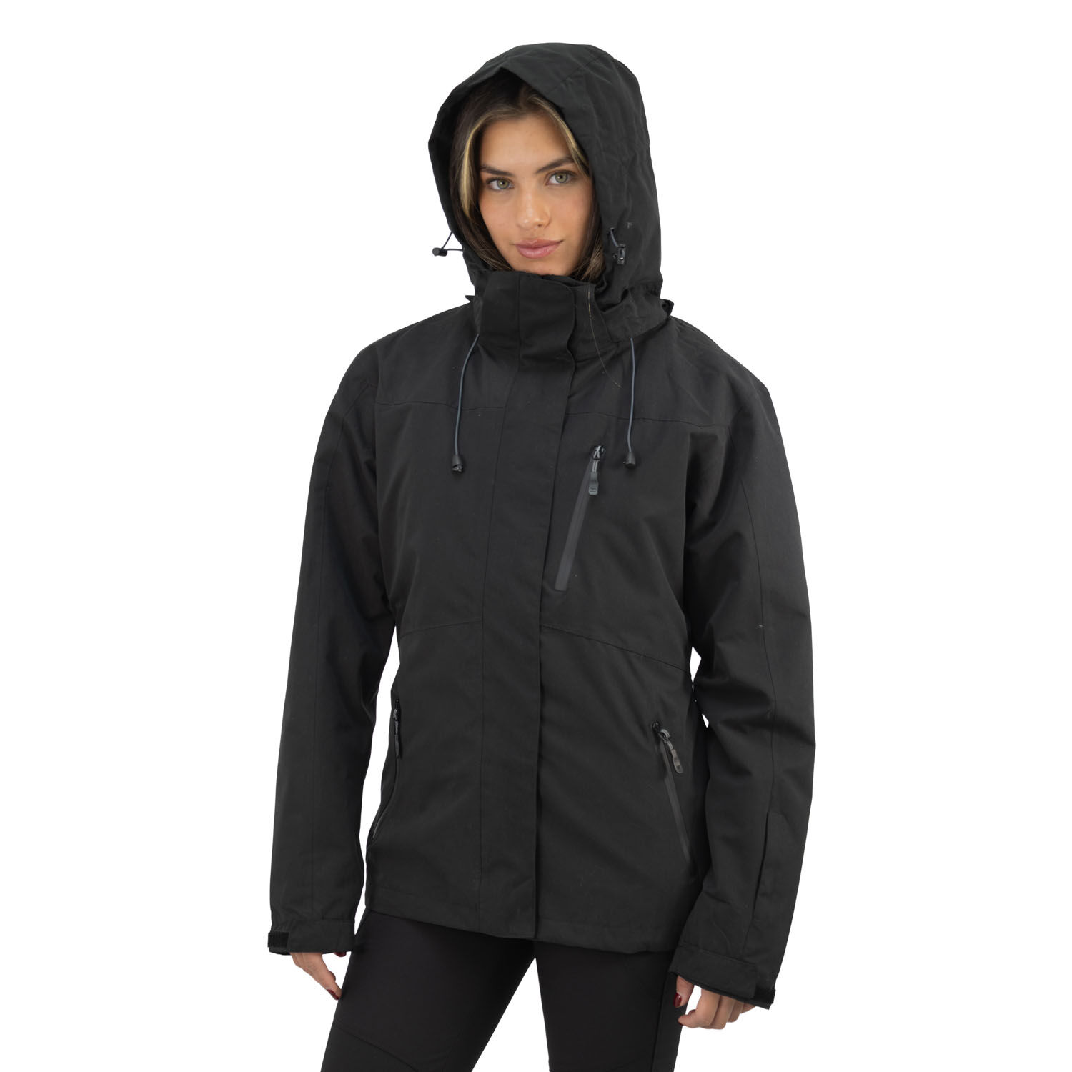 Parka Hw Reno Nomade 3 En 1 Negro Mujer image number 2.0