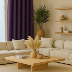 Cortina Engomada Termica 100% Blackout 140x225