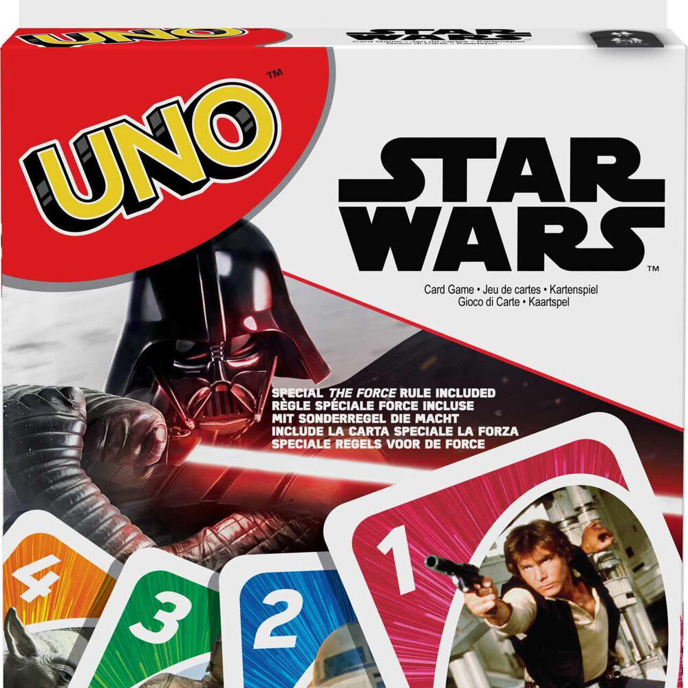 Juego De Cartas Uno Star Wars Darth Vader Jedi image number 0.0