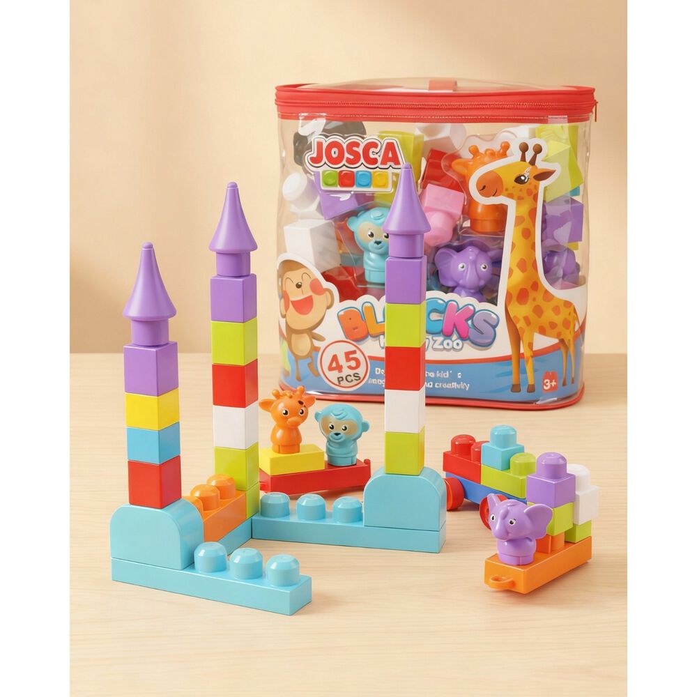 Bloques Armables Cubo Grandes Con Animales Para Ni&ntilde;os image number 4.0