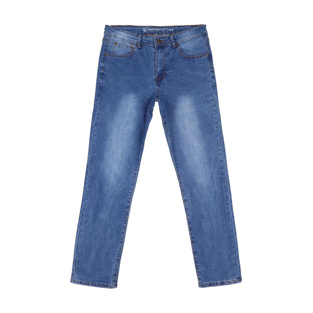 Jeans Regular Tiro Medio Slim Hombre Peroe image number 0.0