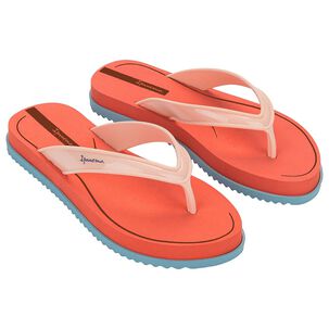 Sandalia Mujer Naranja/beige Rio Ipanema