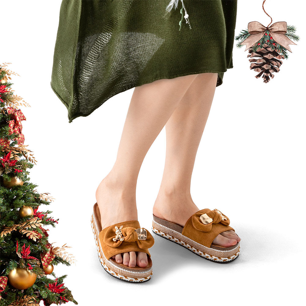 Sandalias Chalas Moda Vintage Hebilla Mujer Weide Qiu360 image number 1.0