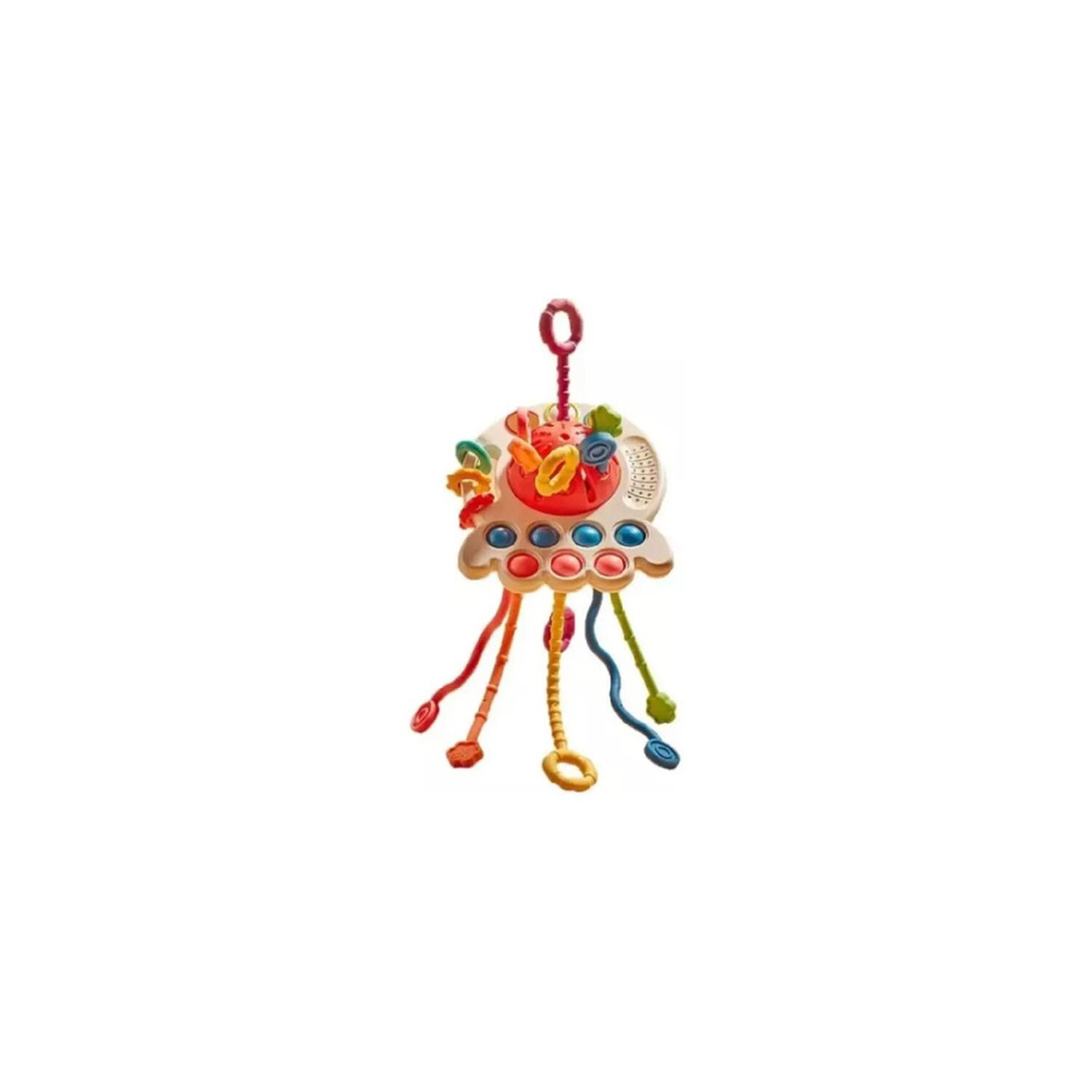 Juguete De Estimulaci&oacute;n Sensorial Ufo Montessori 4 En 1 Bebe image number 6.0
