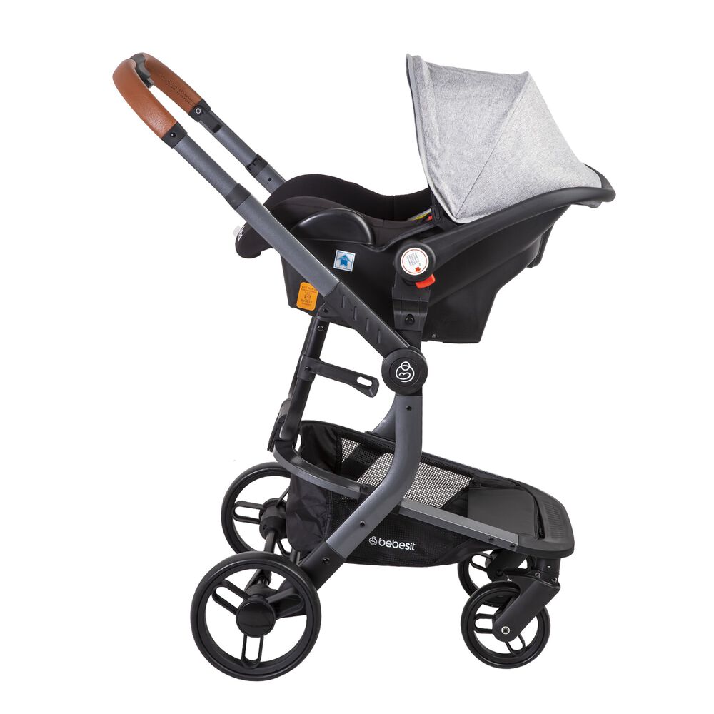 Coche Travel System Taurus Gris image number 4.0
