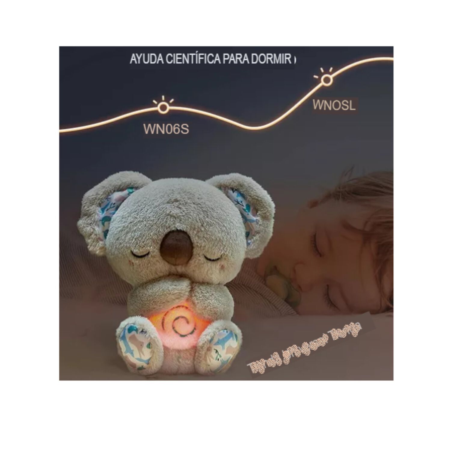 Koala Respira Real Peluche Calma Beb&eacute; Dormir Sue&ntilde;o Relajante image number 6.0