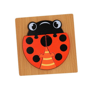 Puzzle Rompecabeza De Madera Encaje Didactico 15x15cm Ni&ntilde;os Tortuga