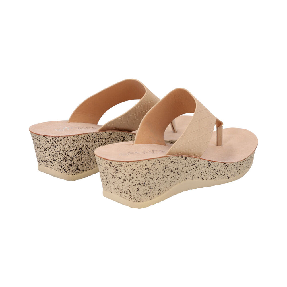 Sandalia Mujer Beige Thalia Police image number 4.0