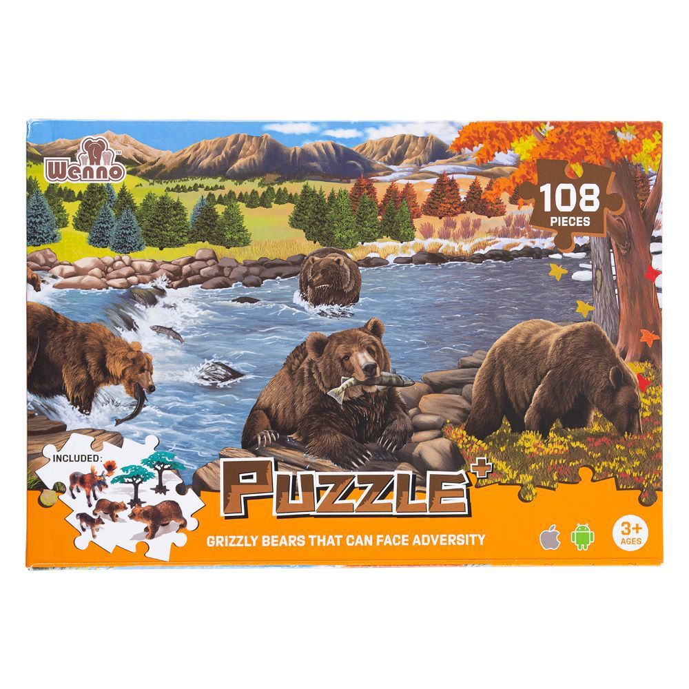 Puzzle Oso 108 Piezas + Figuras image number 3.0
