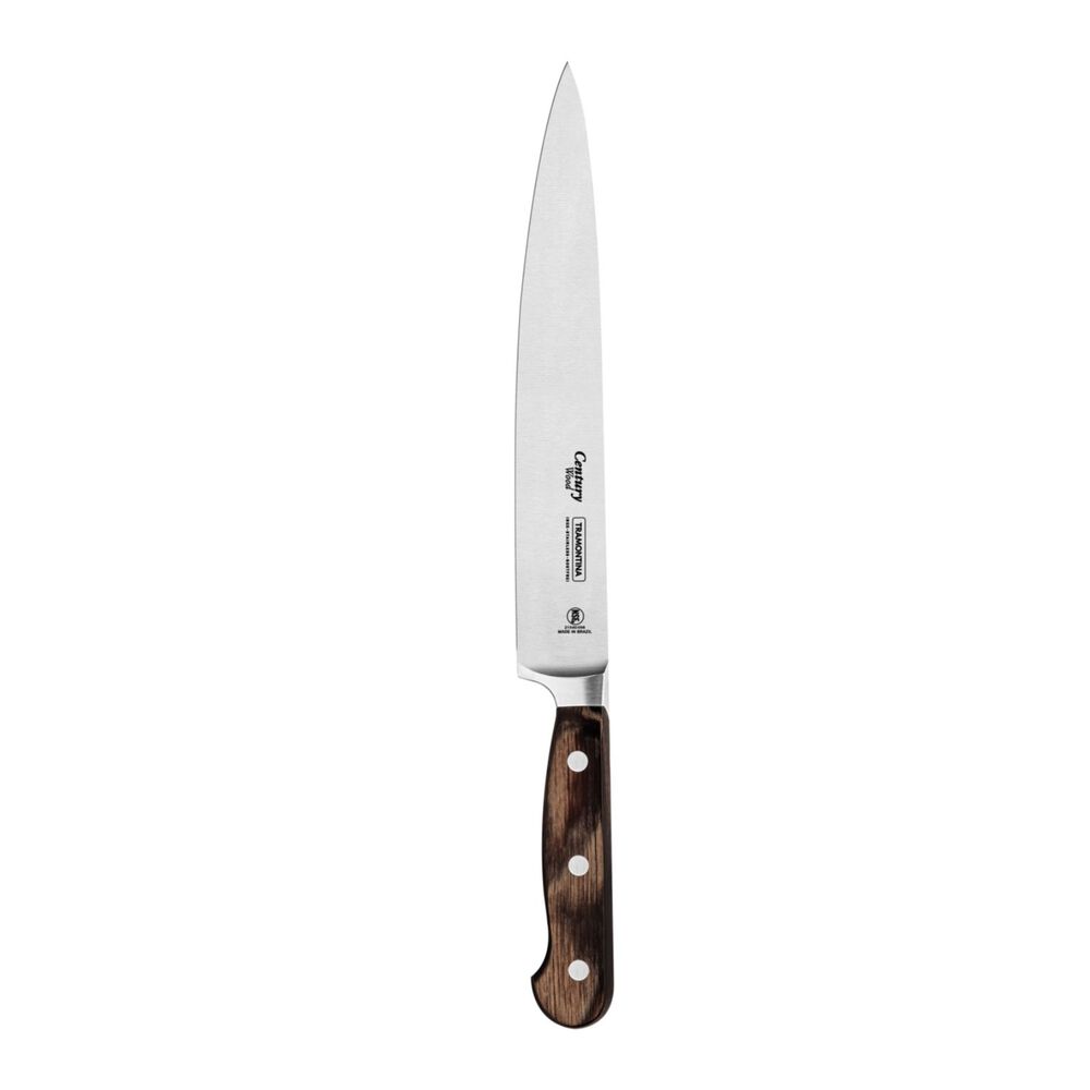 Cuchillo Century Wood Hoja Acero Inoxidable Utility Tramontina 8 Pulga image number 2.0