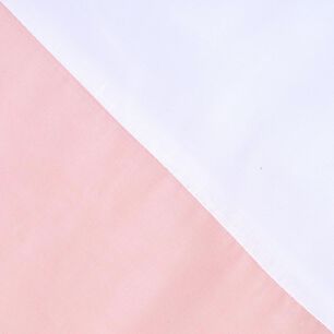 Faldon 144 Hilos Mashini 1.5 Plazas Rosa