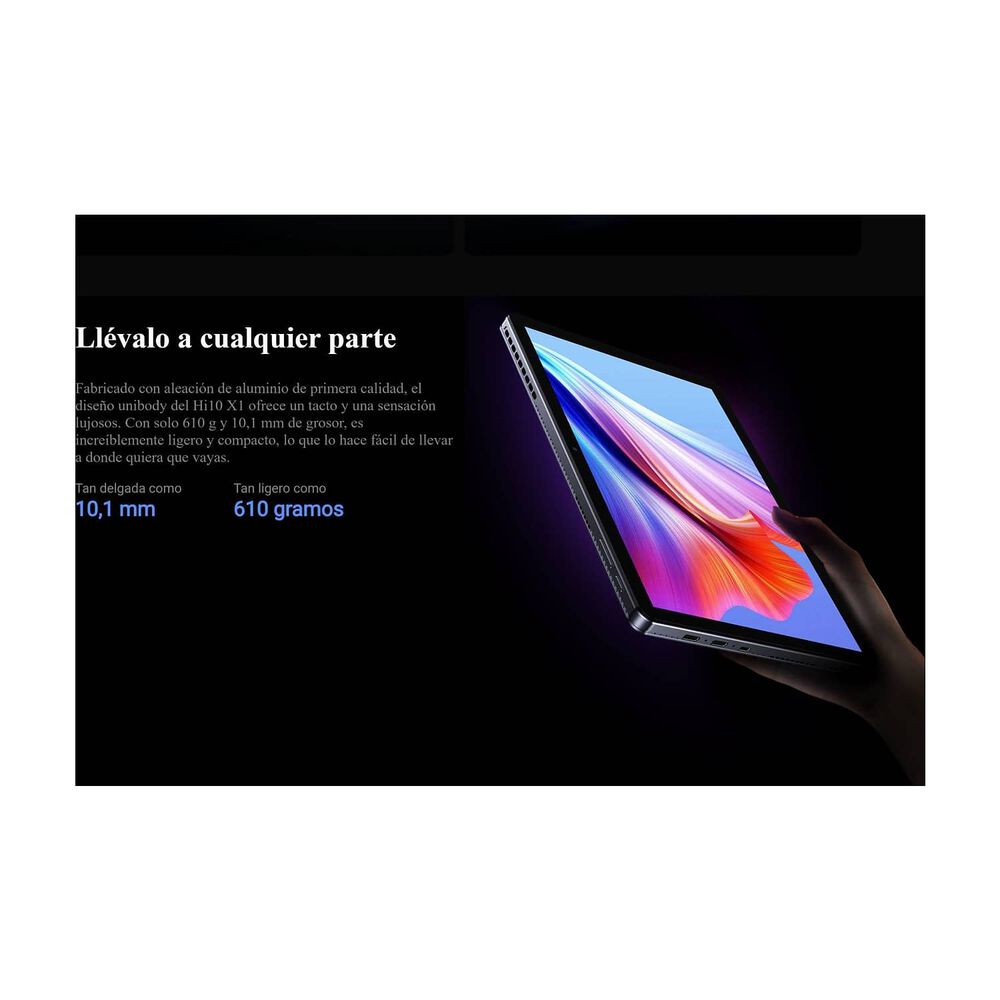 Chuwi Hi10 X1 - Tablet Windows 11 Con Procesador Intel N100 Y 8gb De Ram image number 7.0