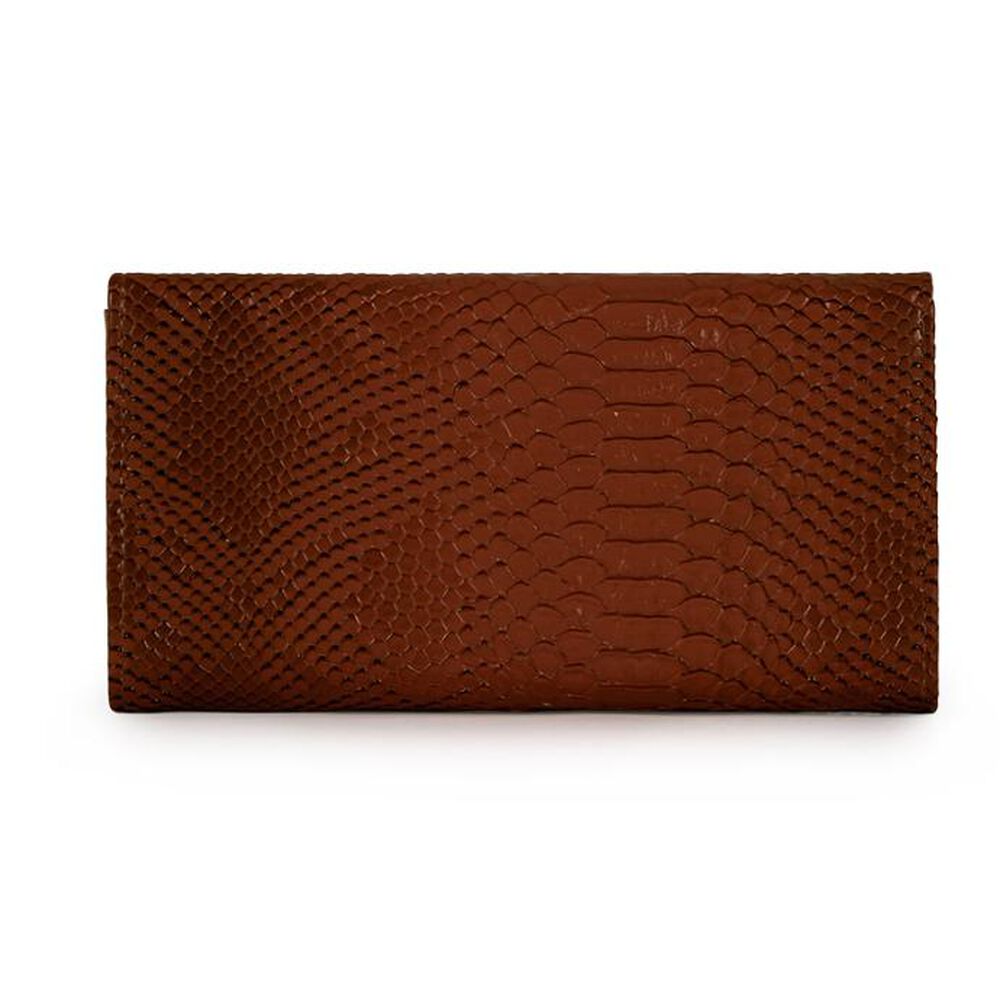 Billetera Mujer Alda Serpent Marrón Carven image number 4.0