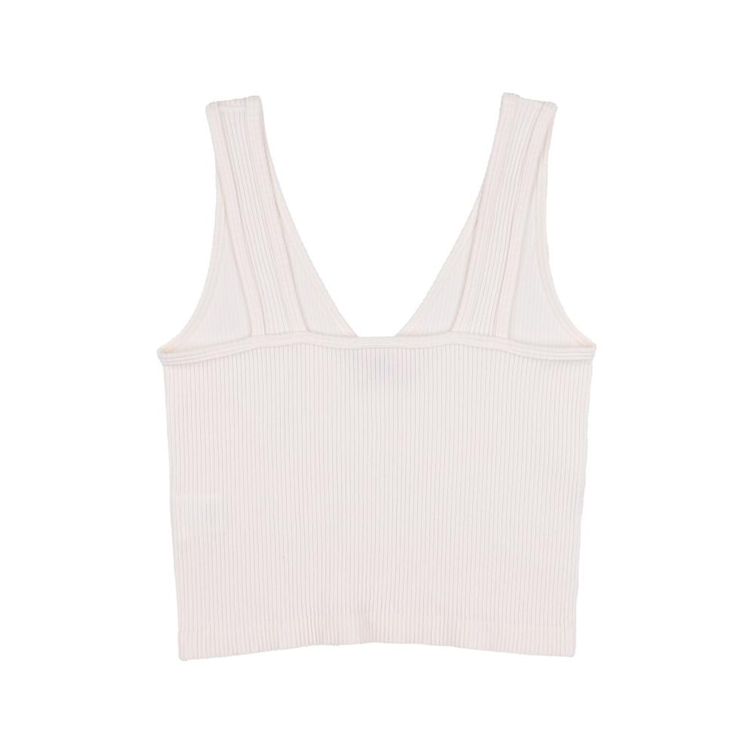 Polera Crop Escote Profundo Sin Mangas Cuello V Mujer Ocean Pacific image number 1.0