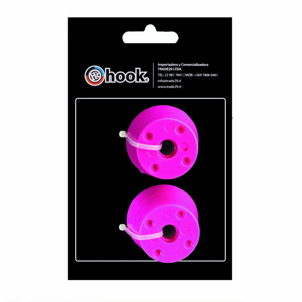 Frenos Hook B-pw-172 Dos Unidades Rosado image number 1.0