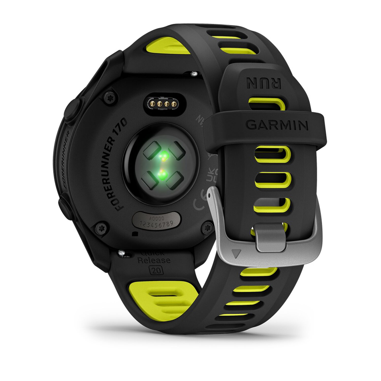 Smartwatch Forerunner 170 Black/amp Yellow Garmin image number 3.0