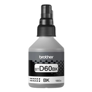 Botella De Tinta Original Brother Negro Btd60bk
