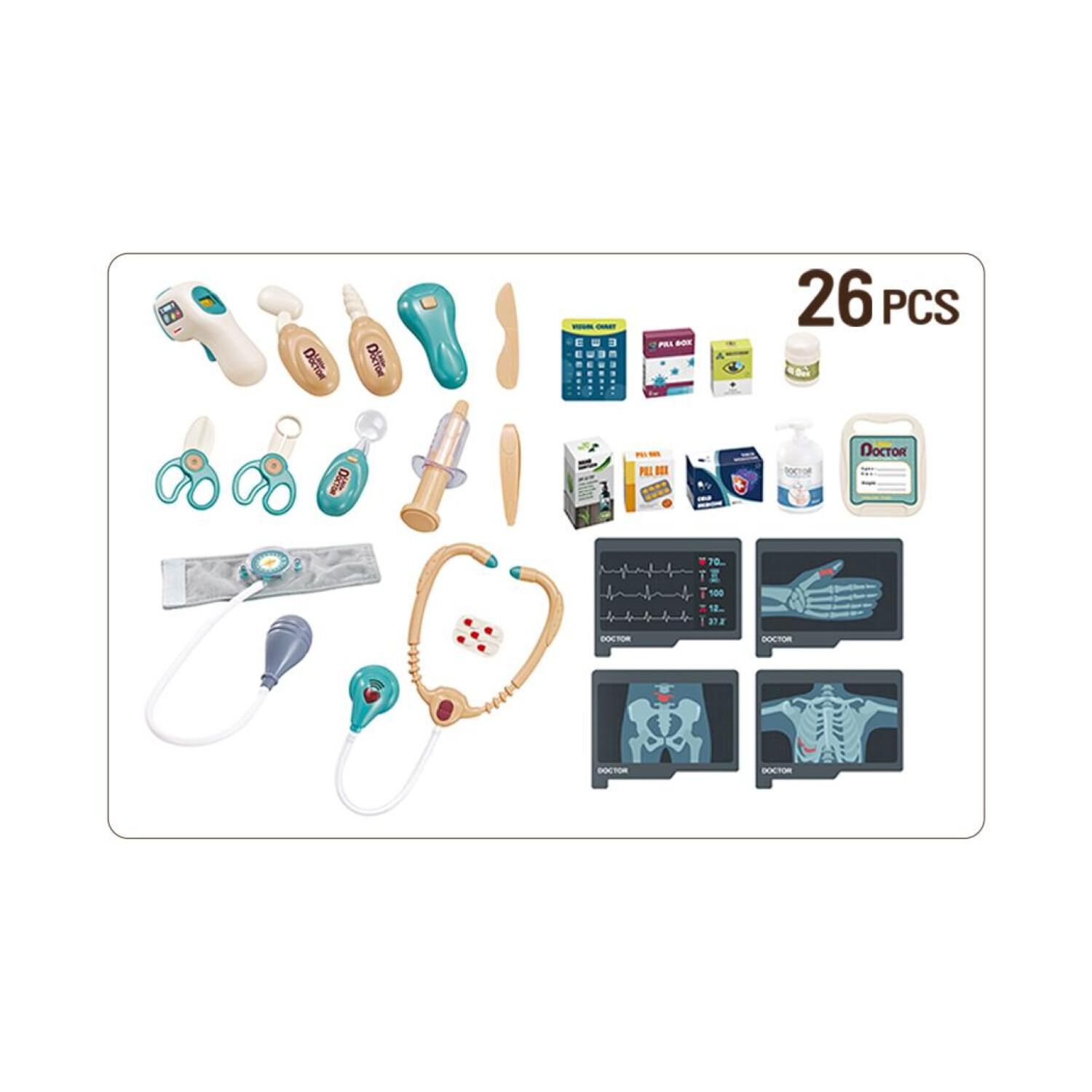 Juguete Set De Doctor Electrocardiograma 26pzas Infantil image number 2.0