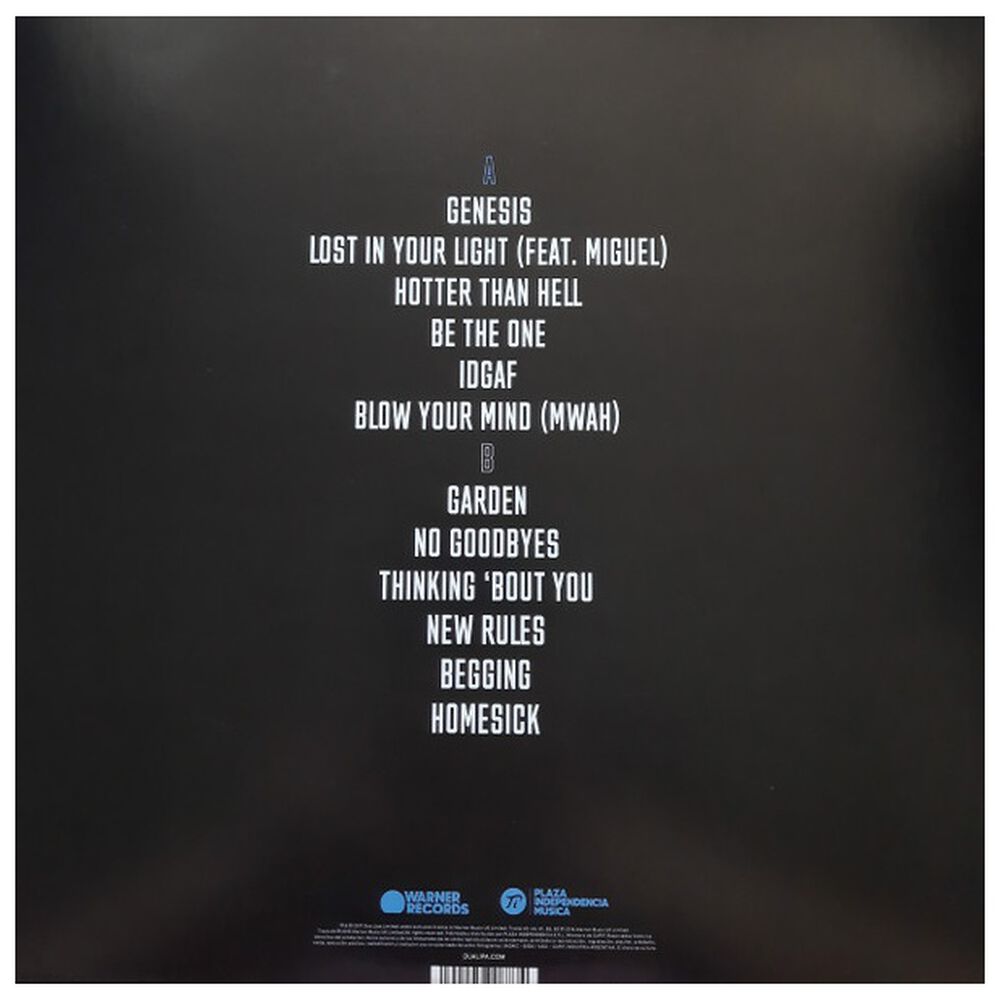 Dua Lipa - Dua Lipa (transparent Blue Vinyl) | Vinilo image number 2.0