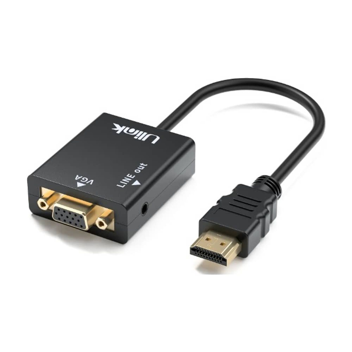 Adaptador Conversor Hdmi A Vga + Audio Portable Ulink Ul-cv3500 image number 0.0