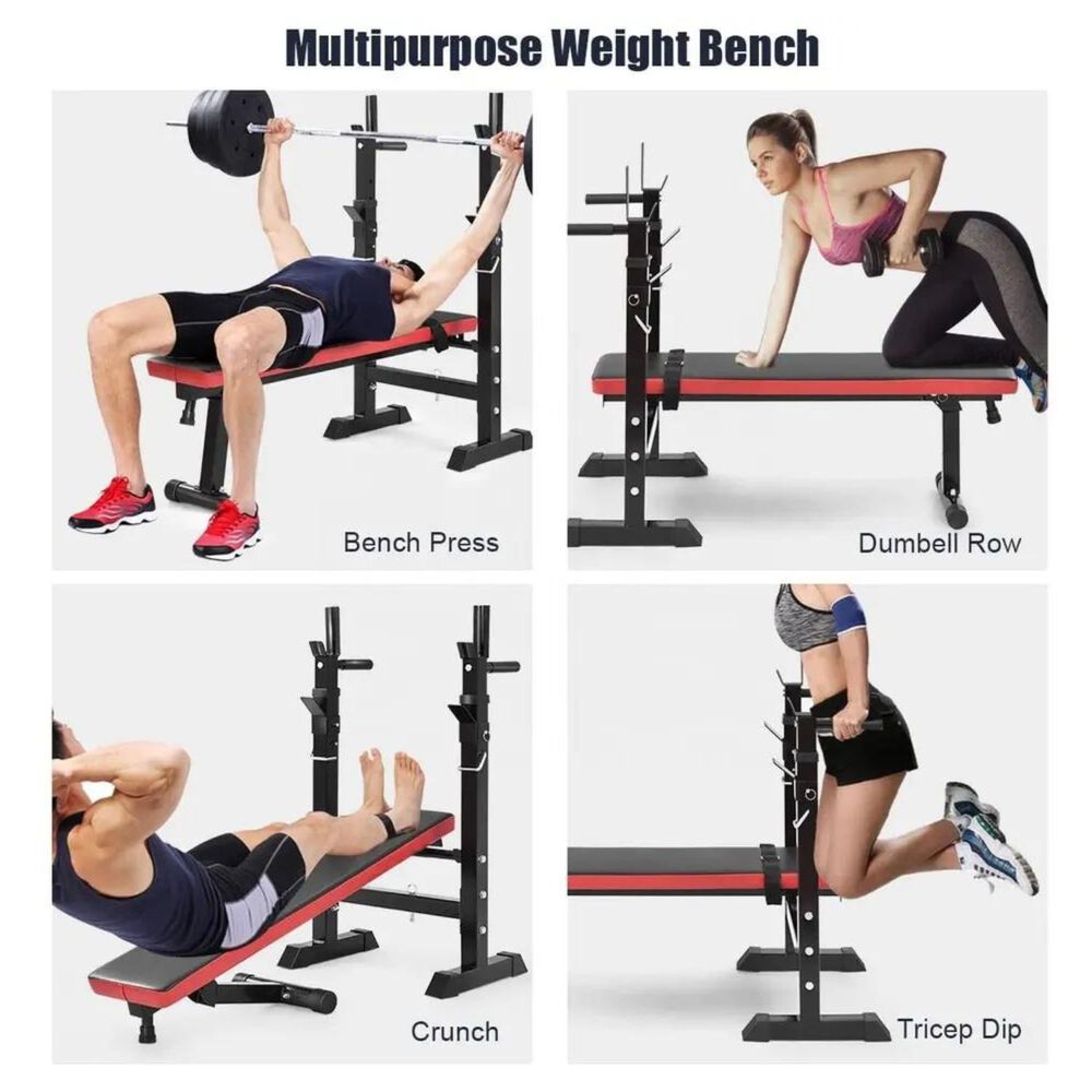 Press Banca Abdominal Reclinable Para Pesas Con Rack L image number 4.0