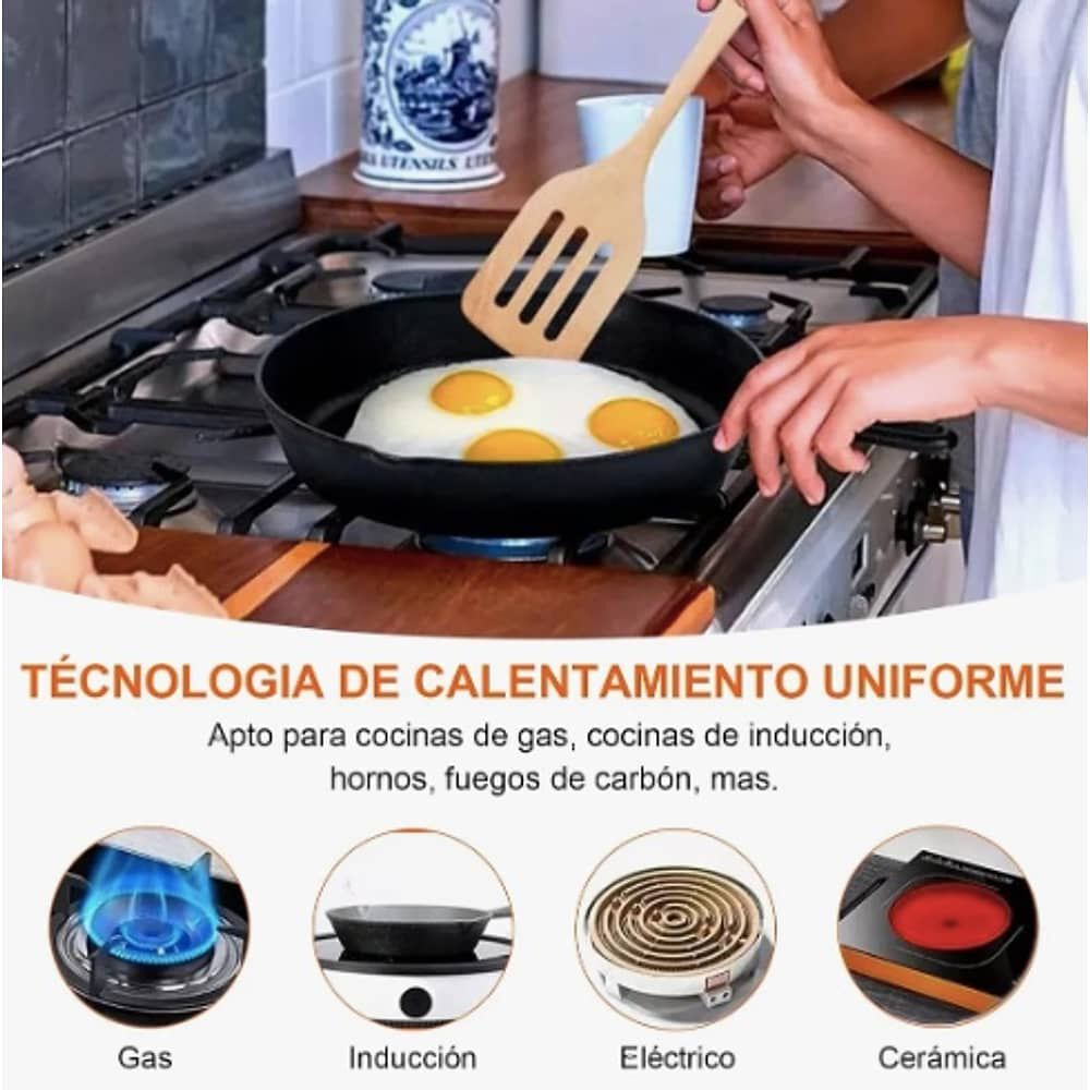 Sartenes De Hierro Fundido Juego De Sartenes 5 Piezas image number 2.0