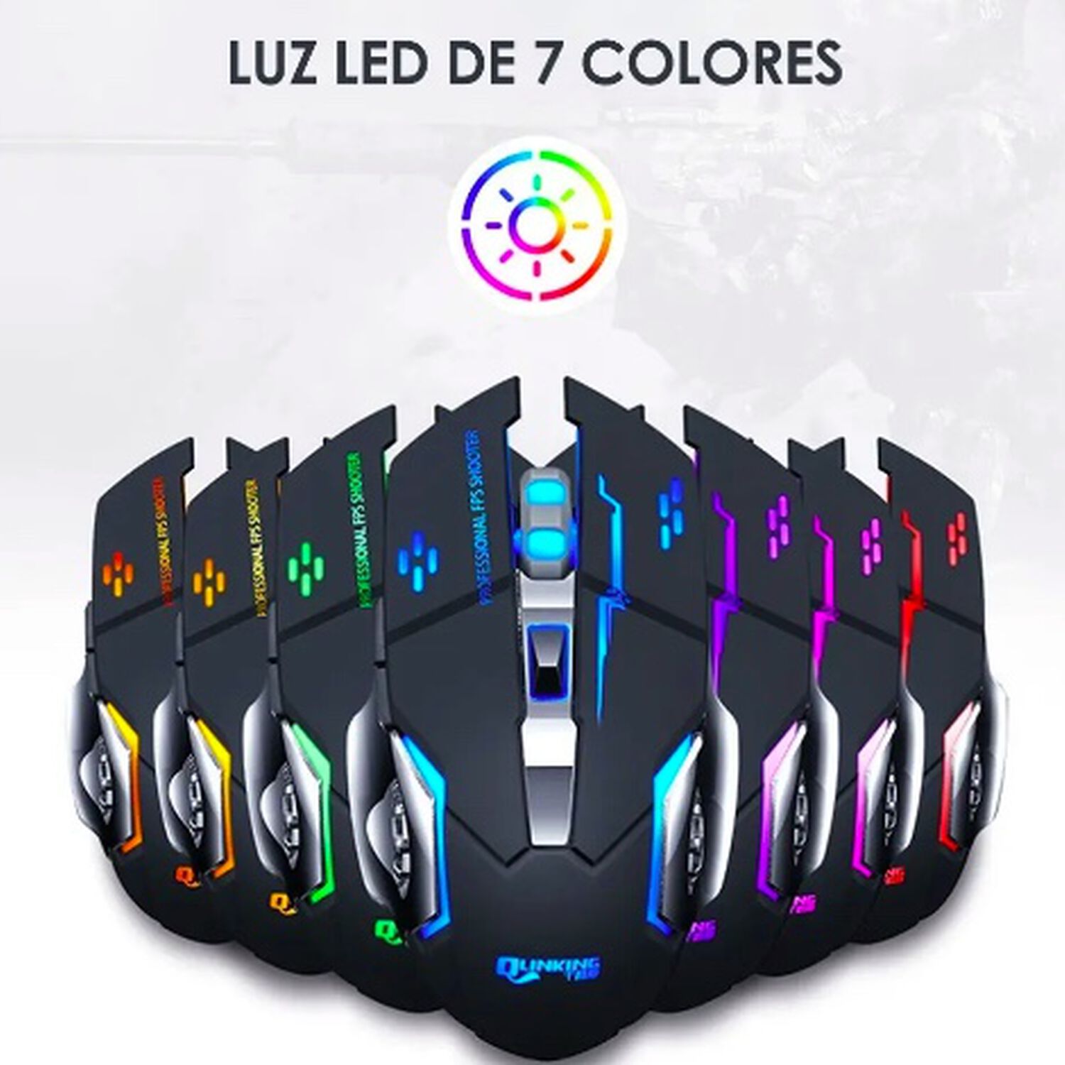 Mouse Gamer Inal&aacute;mbrico Silencioso image number 3.0