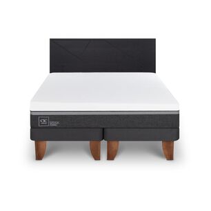 Cama Europea Cic Ortopedic Advance / King / Base Dividida + Respaldo