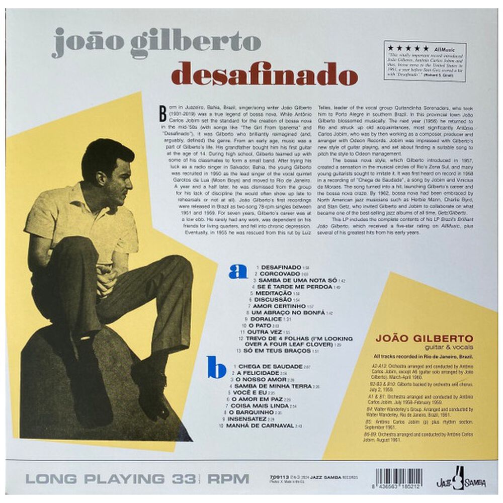 Joao Gilberto - Desafinado | Vinilo image number 1.0