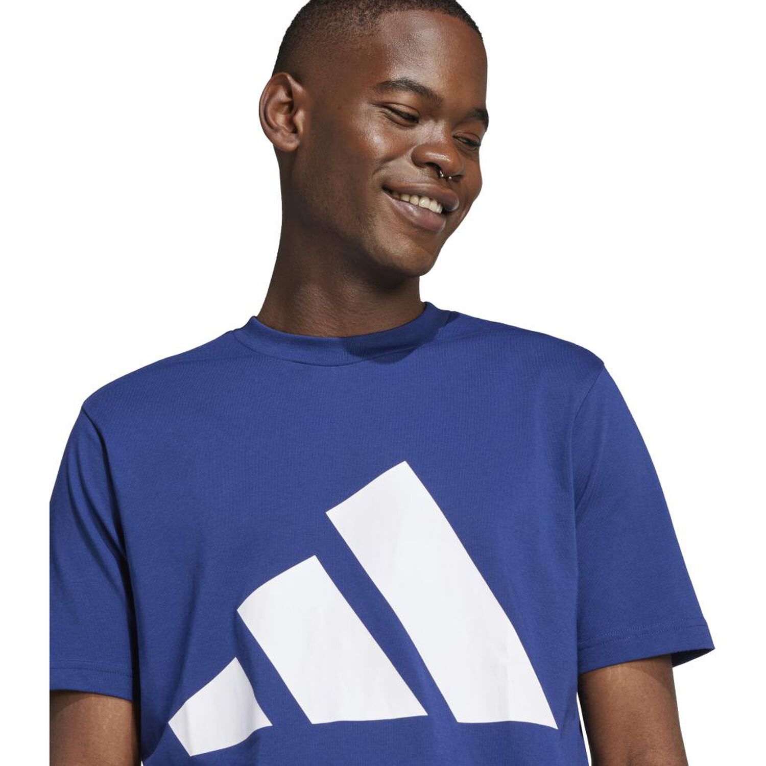 Camiseta Hombre Essentials Adidas Big Logo image number 6.0