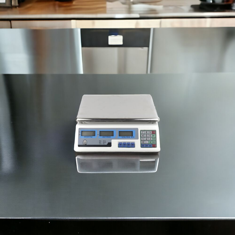 Pesa Balanza Digital De Almacén Recargable 40 Kg Inoxidable image number 5.0