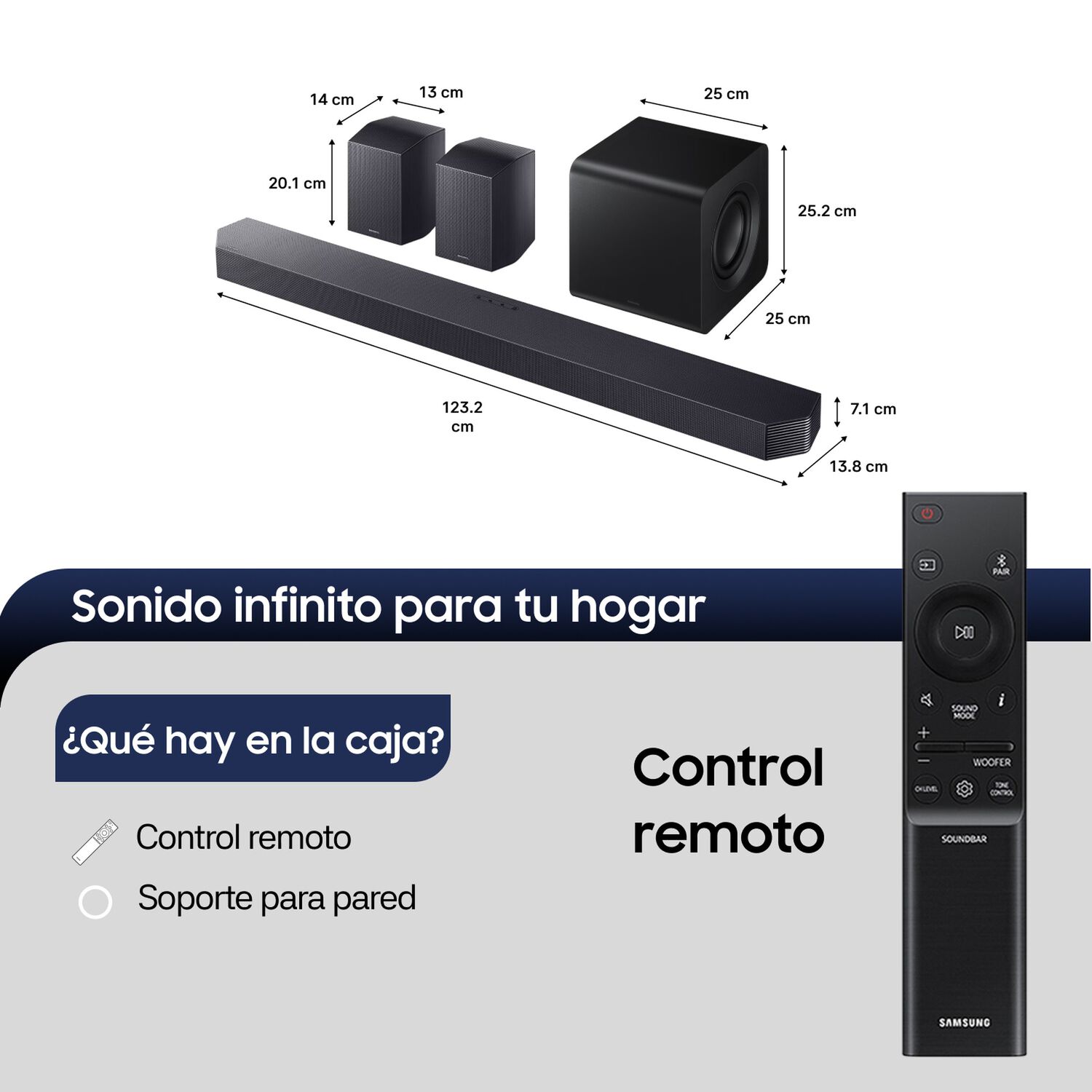 Q Series Soundbar Hw Q990h 11 1 4 Subwoofer Y Parlantes Traseros 2026 image number 1.0