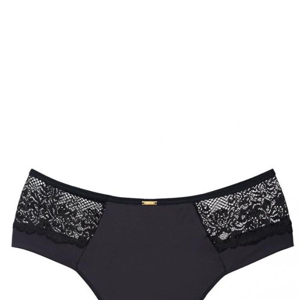 Bikini Microfibra Encaje Negro 2rios image number 1.0