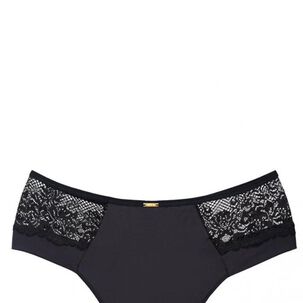 Bikini Microfibra Encaje Negro 2rios