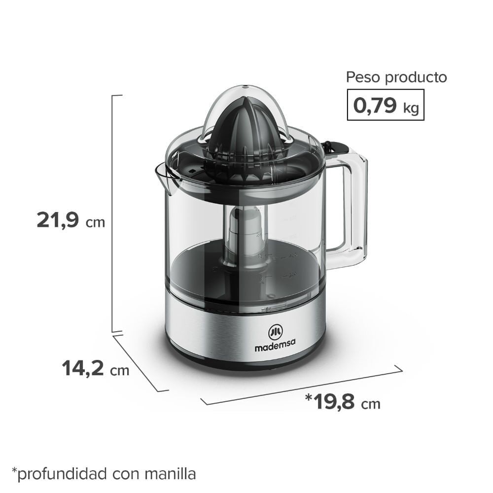 Exprimidor De C&iacute;tricos Mademsa Mjp10 image number 2.0