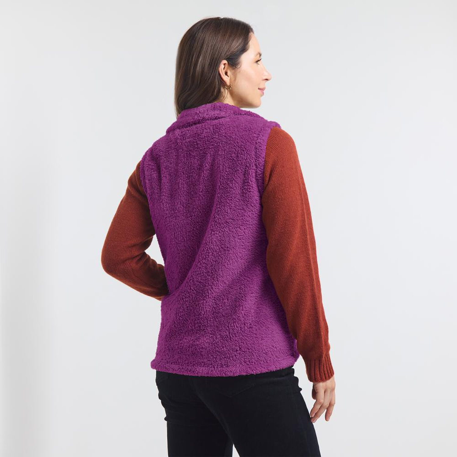Poler&oacute;n Polar Fleece Sin Mangacuello Alto Mujer Geeps image number 1.0