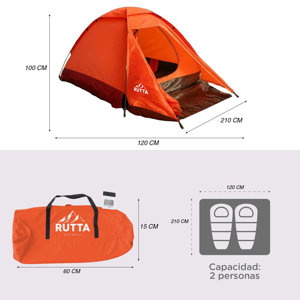 Carpa Alpinismo Alpine 2 Personas image number 3.0