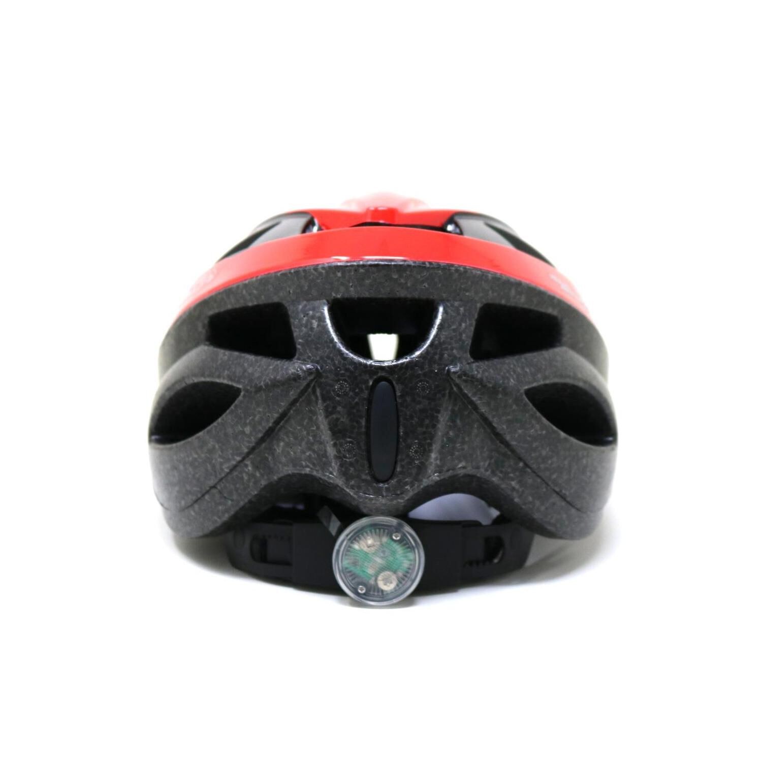 Casco Radical Mountain Mtb Nt Con Luz Rojo Negro L 58-62cm image number 2.0