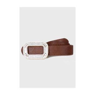 Cintur&oacute;n Mujer Amaia Caf&eacute; Carven