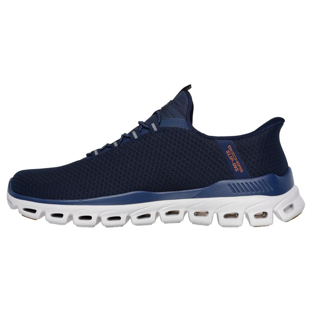 Zapatilla Urbana Hombre Skechers Glide-step Nvy image number 5.0