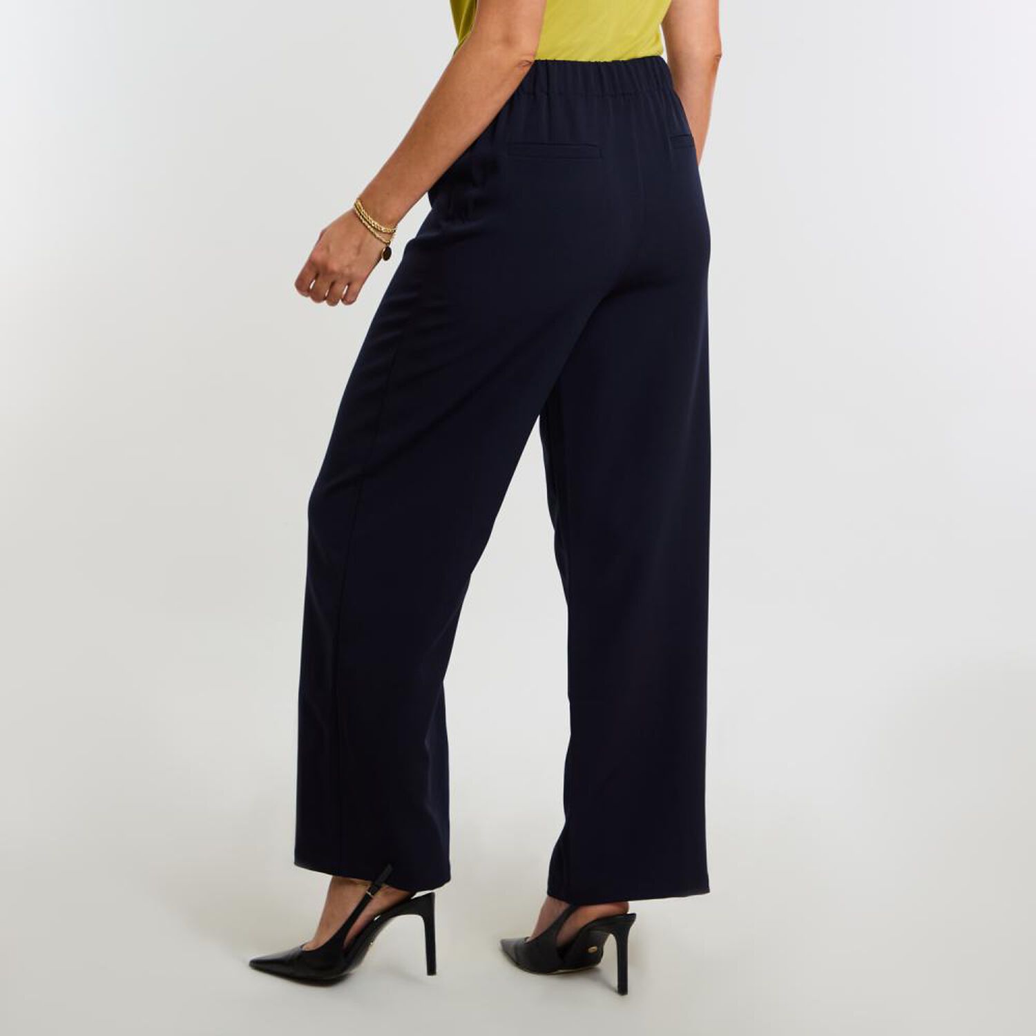 Pantal&oacute;n Pretina El&aacute;sticada Tiro Alto Mujer Kimera image number 3.0