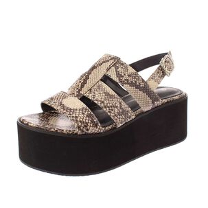 Sandalia Plataforma Negro Vía Franca Art. 52109b30895black