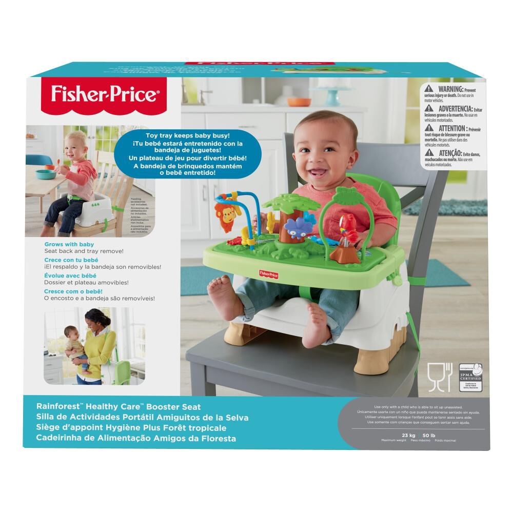 Bloques De Encaje Fisher Price Silla De Actividades Portátil Amiguitos De La Selva image number 2.0