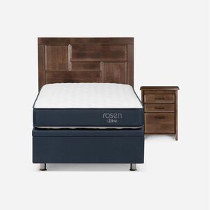 Boxet Rosen Upline / 1 Plaza / Base Normal + Set De Maderas Dolce