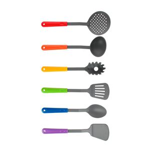Set De Utensilios De Cocina Casaideal Colores / 7 Piezas