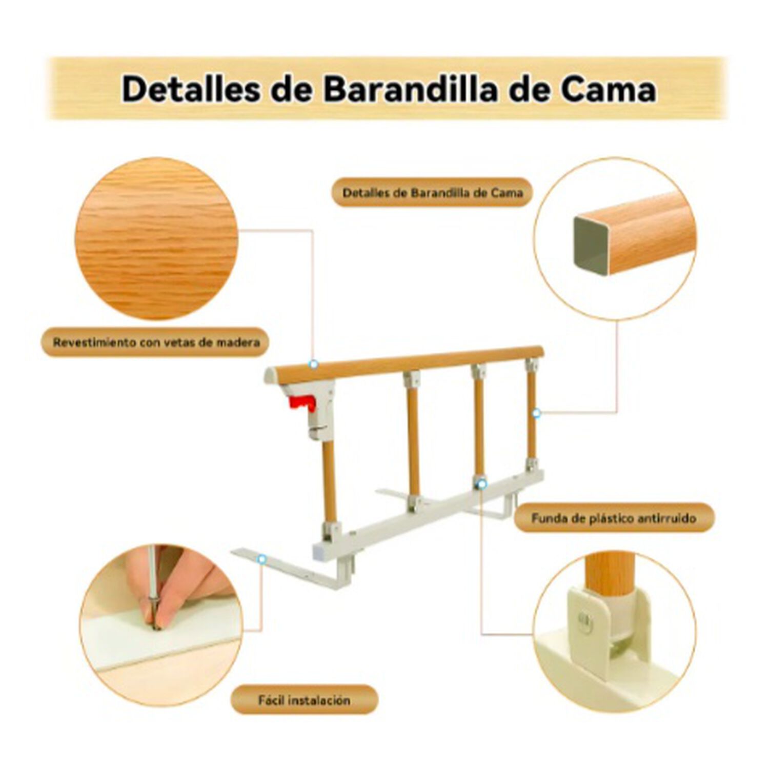 Baranda Para Cama image number 2.0