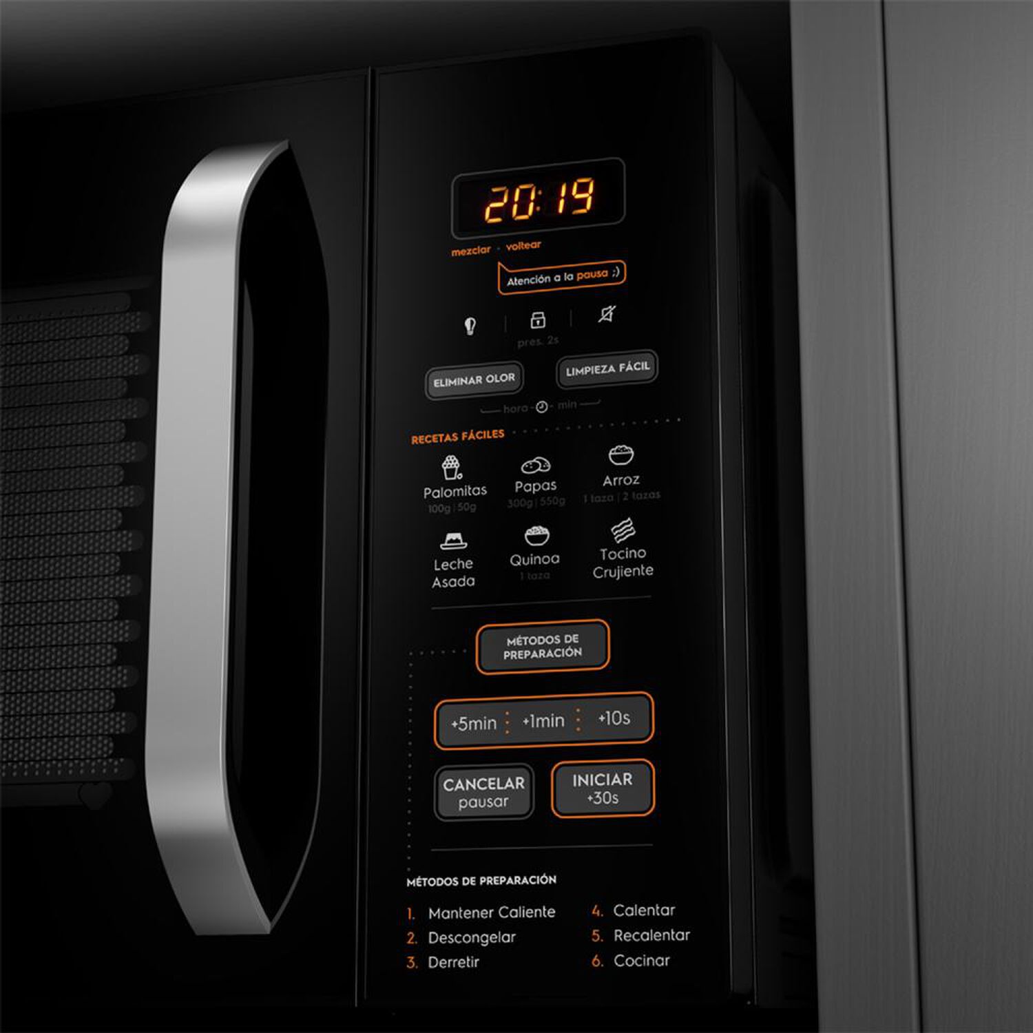 Microondas Mademsa MM28FB / 28 Litros / 850W image number 5.0