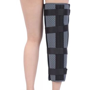Inmovilizador De Rodilla Largo Tripanel Con Velcro Ajustable Talla M
